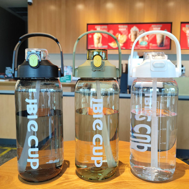 Women's large water bottle with leak-proof lid and straw Kalsten