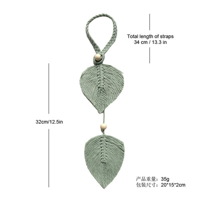 Decorative Leaf Keychain Acalora