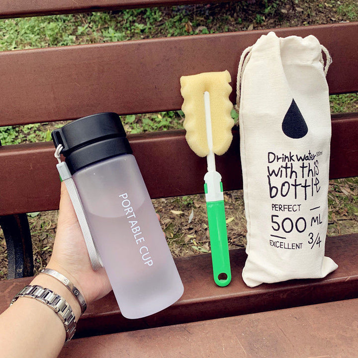 Women's portable water bottle with practical cleaning system Kalsten