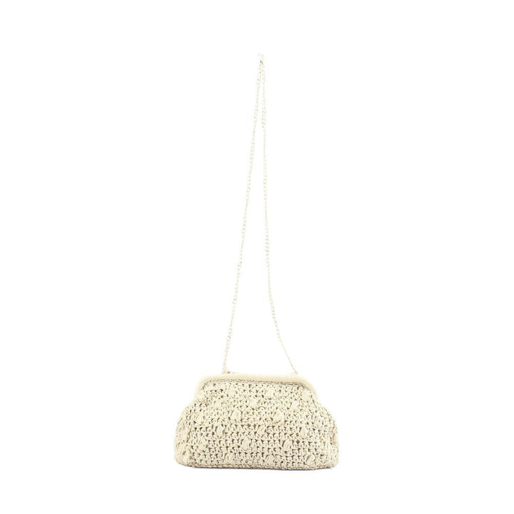 Elegant crochet handbag with fine chain strap Kalsten