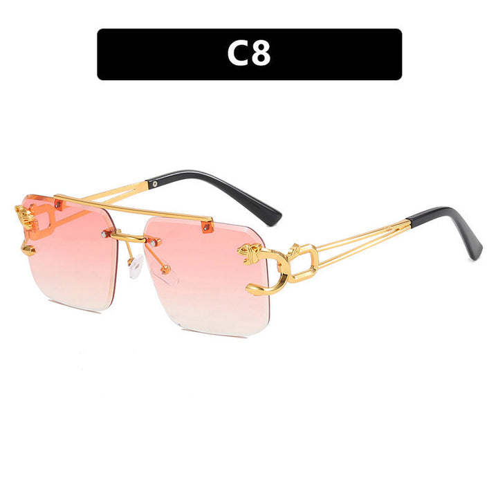 Women's square sunglasses with elegant decorative details Kalsten