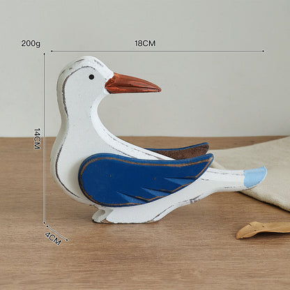 Coast Seagull Sculpture Accent