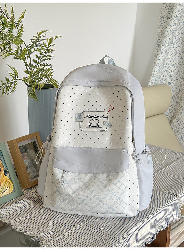 Charming Character-Embellished School Backpack