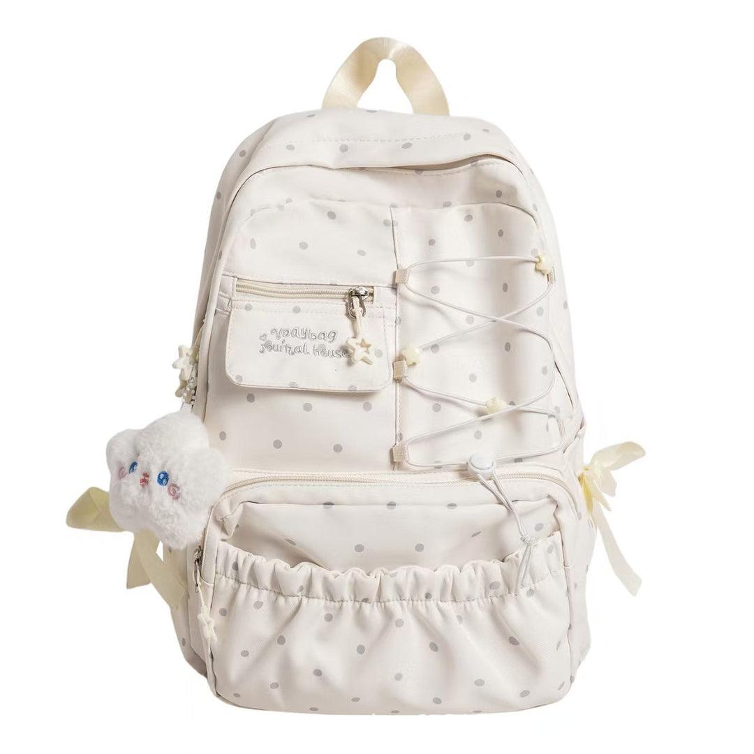 Cute Polka Dot Casual Backpack Kalsten