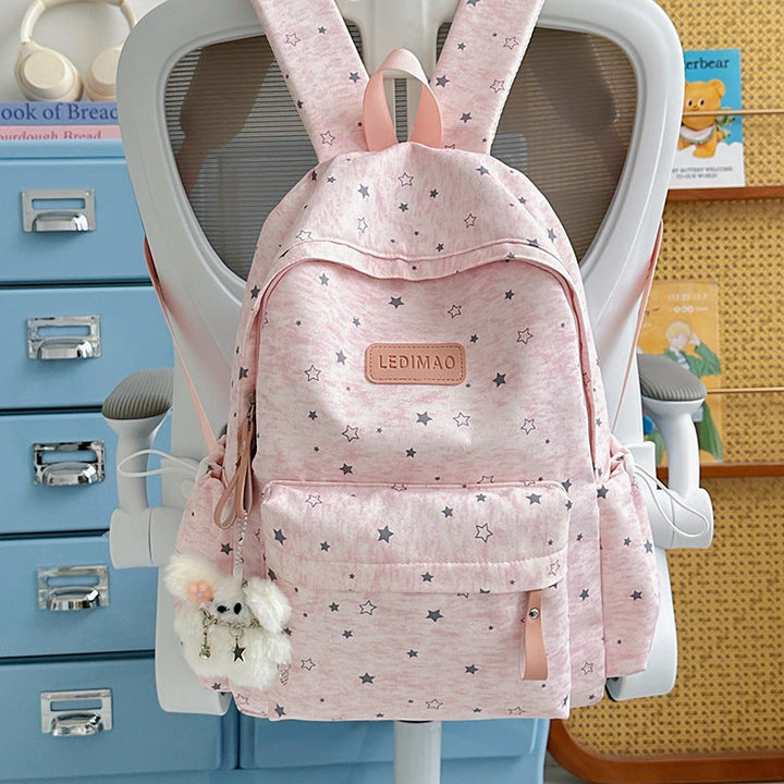 Cute Star Patterned Backpack