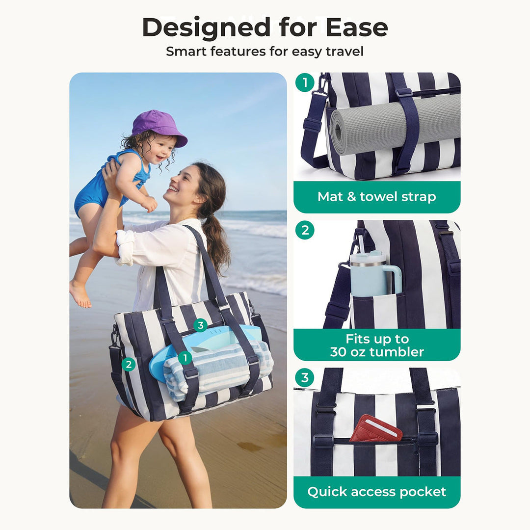 Multifunctional tote bag with practical interior Kalsten