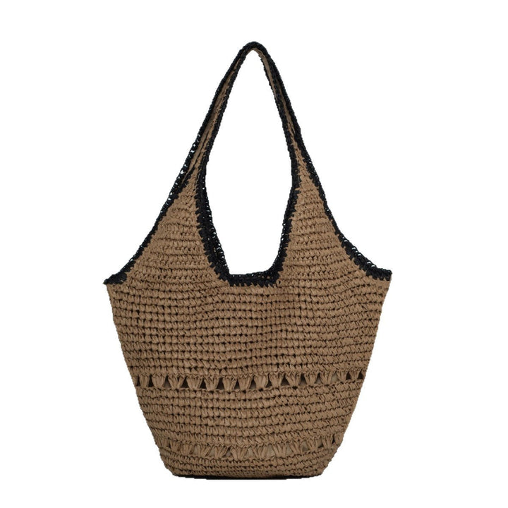 Handcrafted straw bag with sophisticated design Kalsten