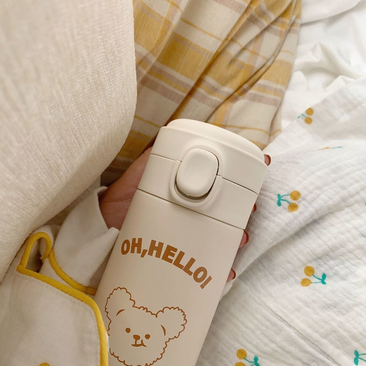 Women's Insulated Drinking Bottle with Animal Motif Kalsten