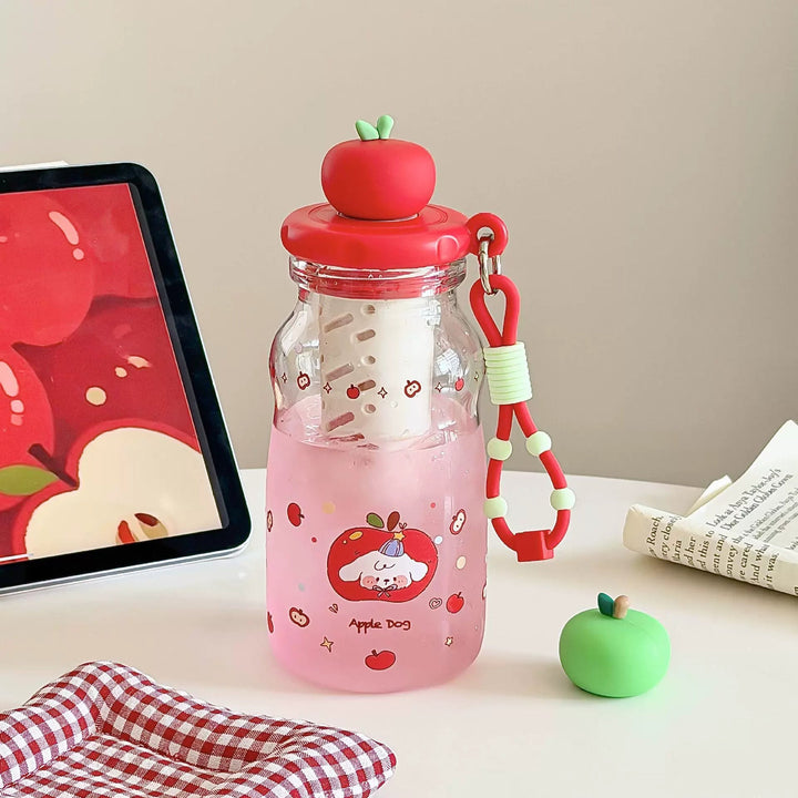 Ladies trendy and practical water bottle with fruit lid Kalsten