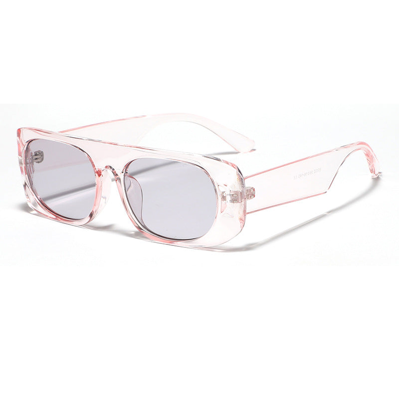 Women’s fashion sunglasses with transparent and geometric frame Kalsten