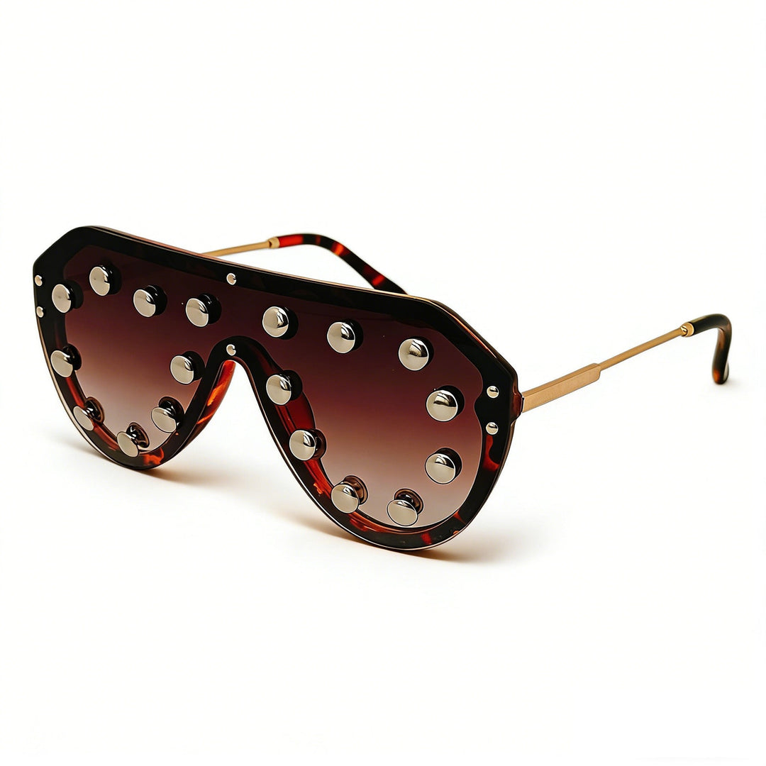 Ladies trendy sunglasses with striking metal elements Kalsten