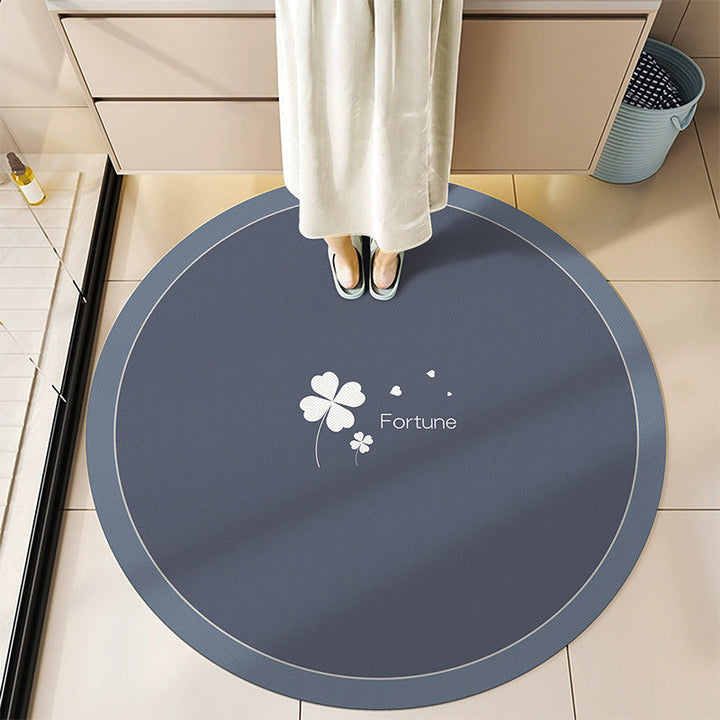 Round Decorative Bath Mat Kalsten