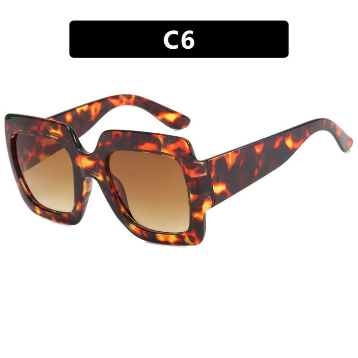 Women's oversized square sunglasses with striking tortoiseshell design Kalsten