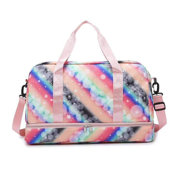 Leisure travel bag with colorful design and multiple compartments Kalsten
