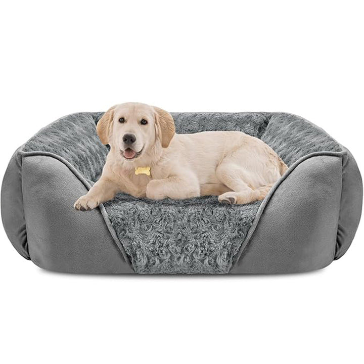 Orthopedic Plush  Couch   Dog Bed