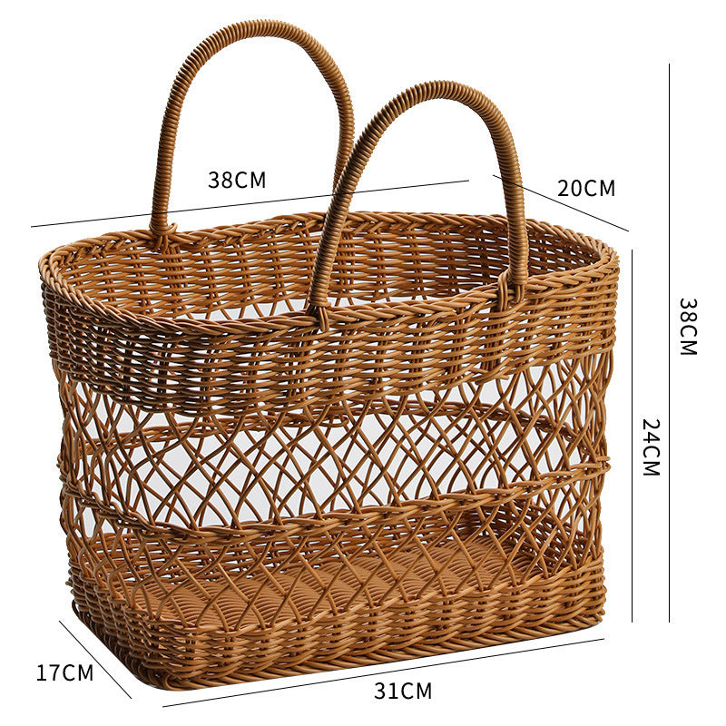 Handcrafted Woven Market Tote Kalsten
