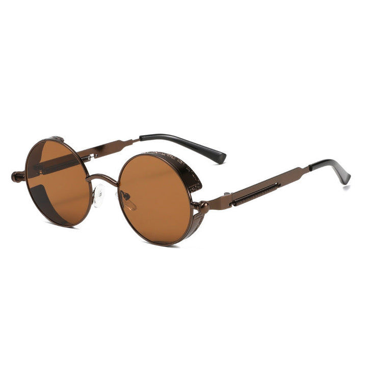 Ladies Round Sunglasses with High-Quality Metal Frame Kalsten