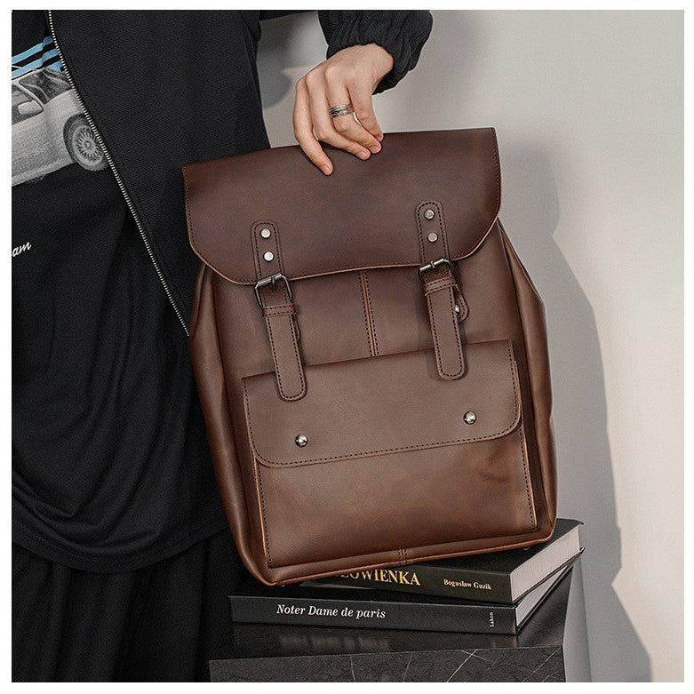 Elegant Backpack Made of Durable Faux Leather Kalsten
