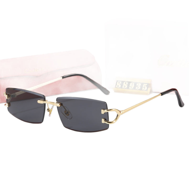 Women Elegant Minimalist Sunglasses with Unique Metal Details Kalsten