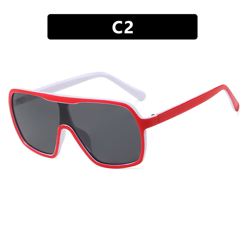 Women oversized sunglasses with wide frame Kalsten