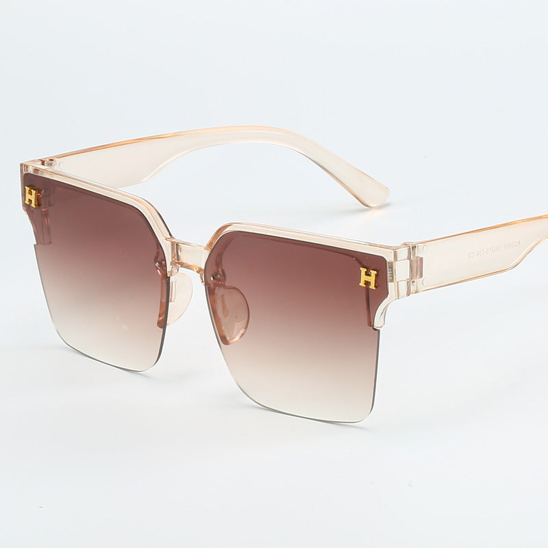 Women square sunglasses with elegant metal frame Kalsten