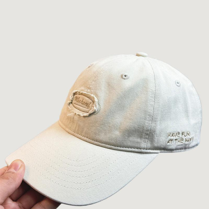 Men's Casual Distressed Embroidered Baseball Cap Kalsten