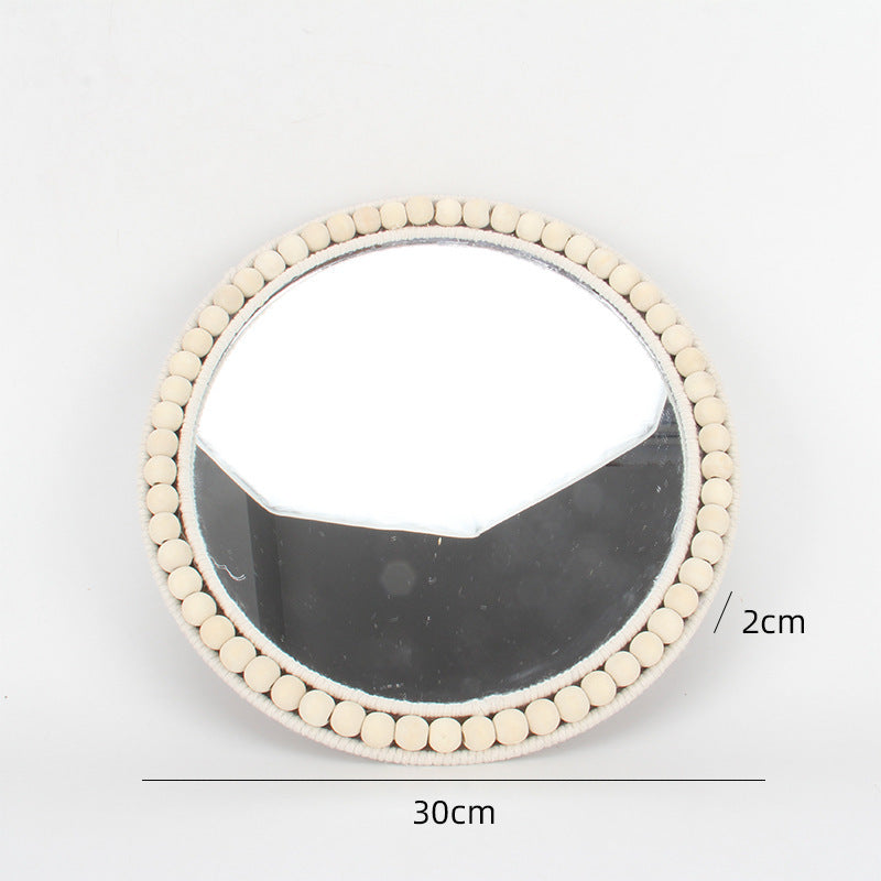 Decorative Wall Mirror Made of Rattan Acalora