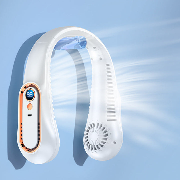 Unisex Portable Neck Fan with Digital Display Kalsten