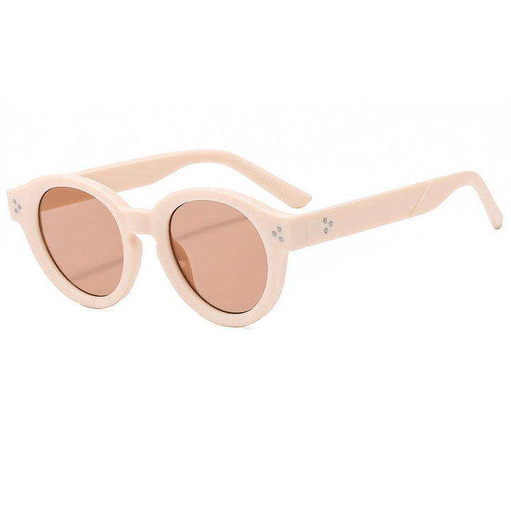 Ladies' fashionable sunglasses with clear and structured frame Kalsten