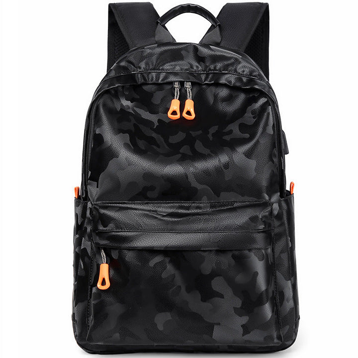 Leisure backpack with breathable mesh inserts and versatile compartments Kalsten