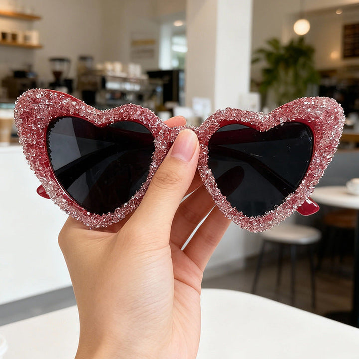 Sparkling Heart-Shaped Sunglasses Kalsten