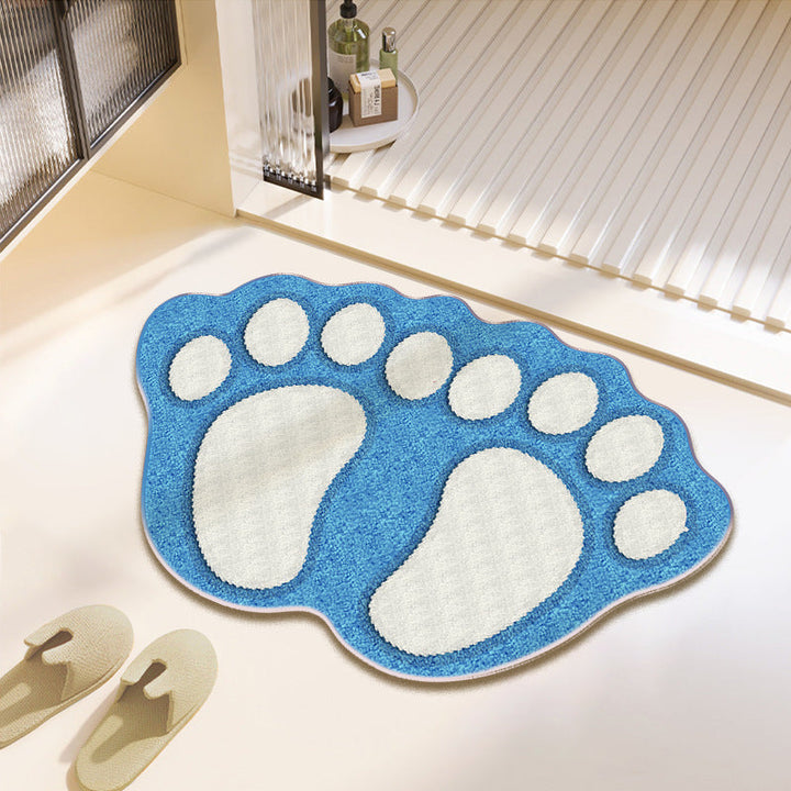 Fun Paw Print Bath Mat Kalsten