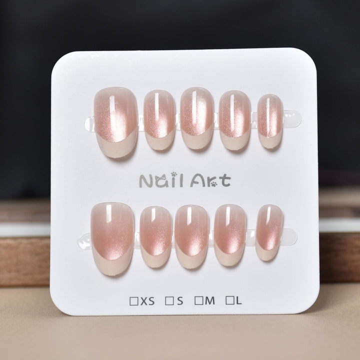 Luxury French Tip Press-On Nails Kalsten