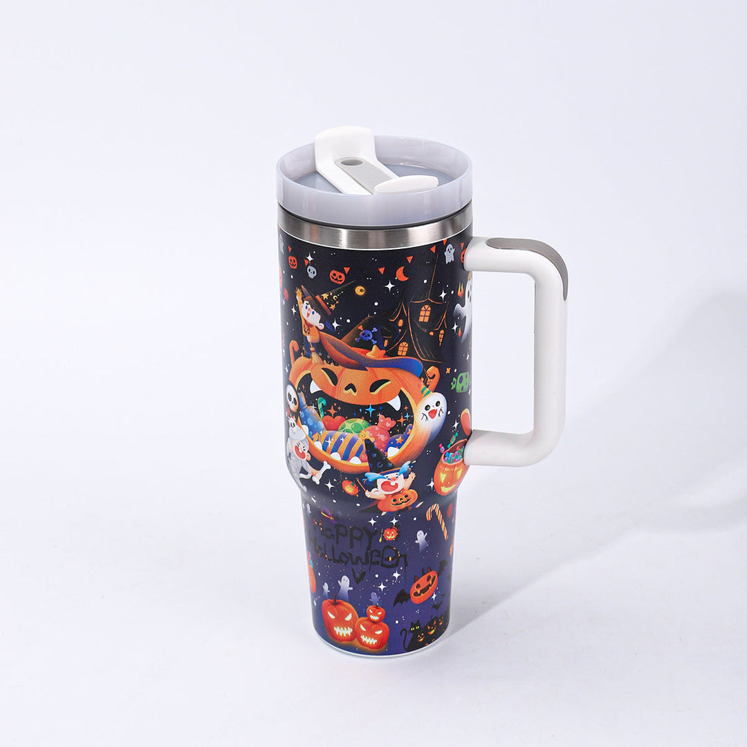 Women's Insulated Mug with Halloween Motif Kalsten