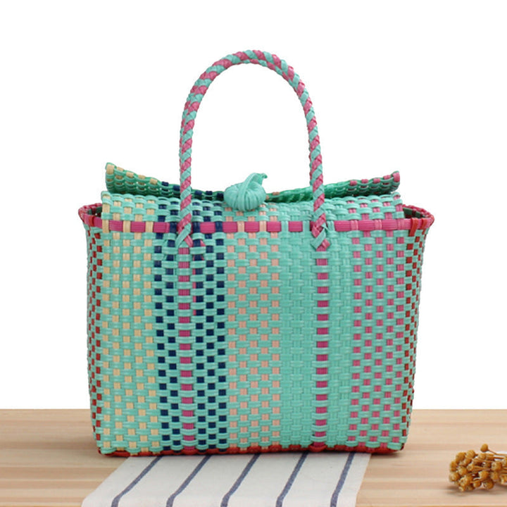 Beach handbag in modern braided design Kalsten