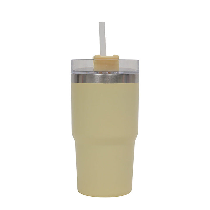 Women's Thermo Drinking Cup with Ergonomic Handle and Practical Straw Kalsten