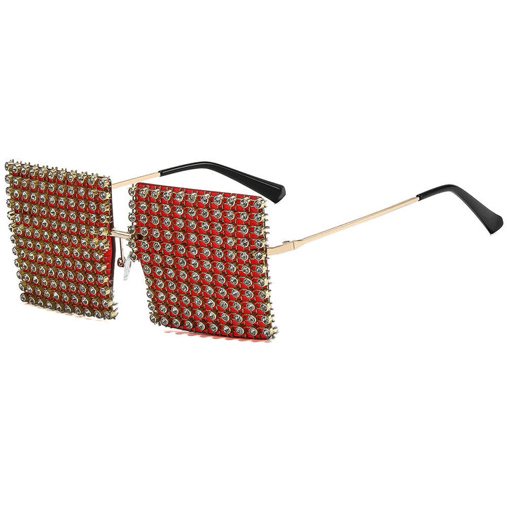 Women's sunglasses with sparkling crystal frame and eye-catching structured design Kalsten