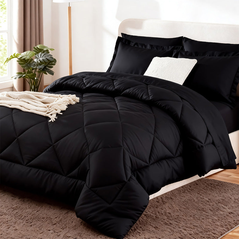 Luxurious Diamond Quilted Comforter Set Kalsten