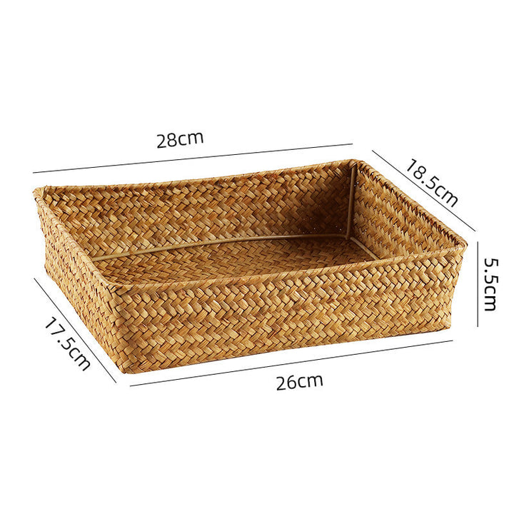Rectangular Woven Storage Tray Kalsten