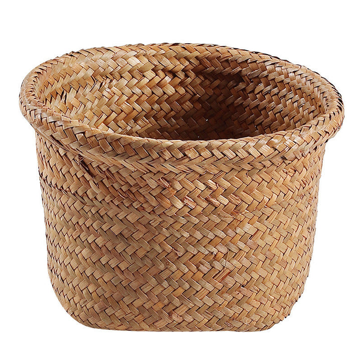 Handcrafted Natural Seagrass Storage Pot Kalsten