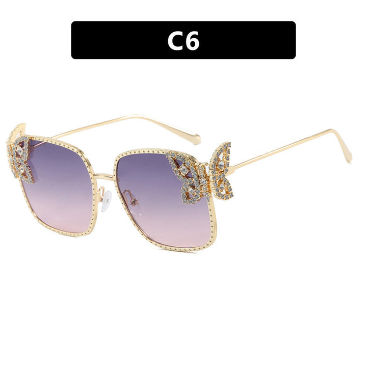 Ladies extravagant glasses with sparkling accents Kalsten