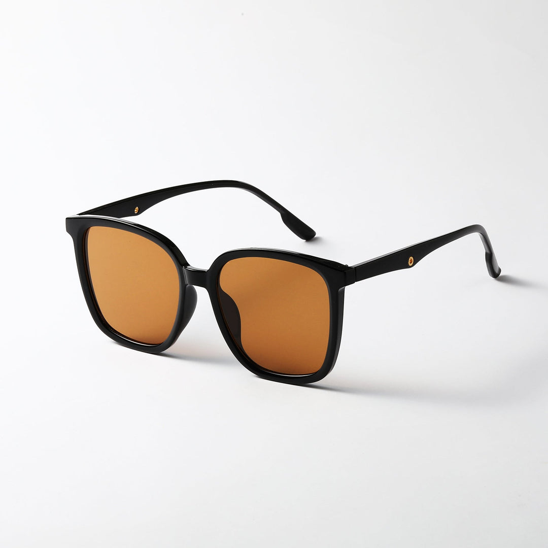 Women's stylish square sunglasses with clear frame and polarized lenses Kalsten