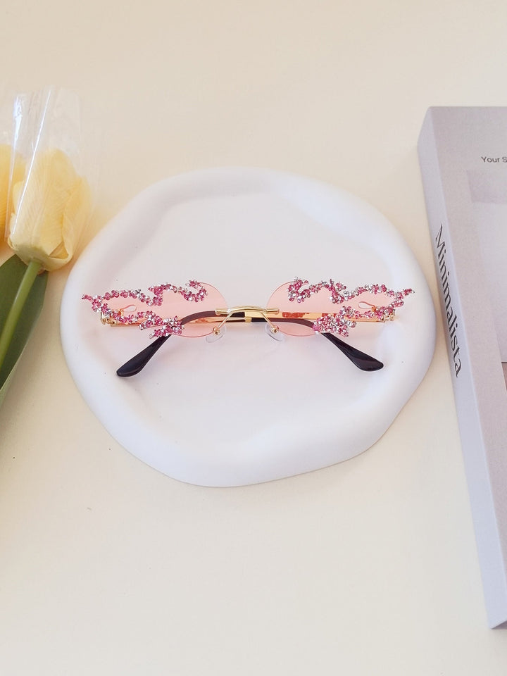 Women's extravagant design sunglasses with sparkling embellishments Kalsten