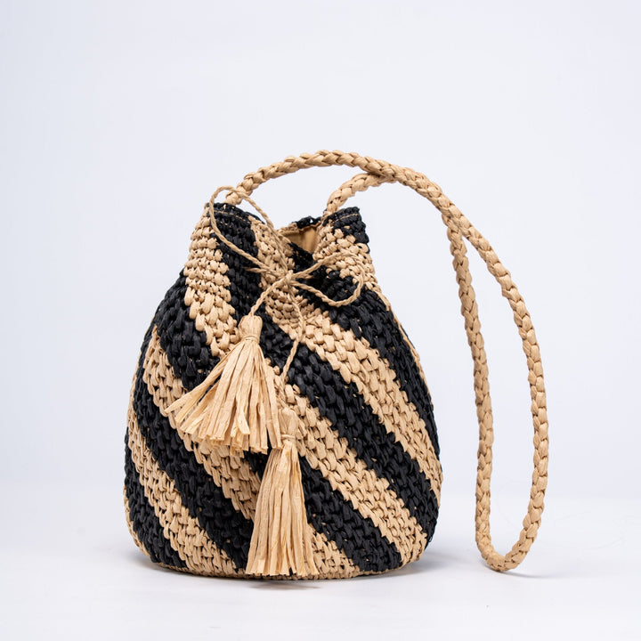 Structured Macrame Shoulder Bag Kalsten