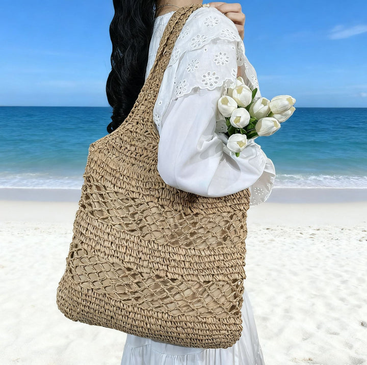 Handcrafted mesh tote bag Kalsten
