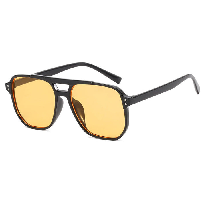 Women's fashionable sunglasses with angular frame Kalsten