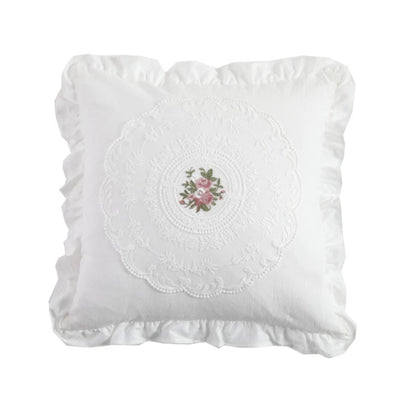Decorative Embroidered Throw Pillow