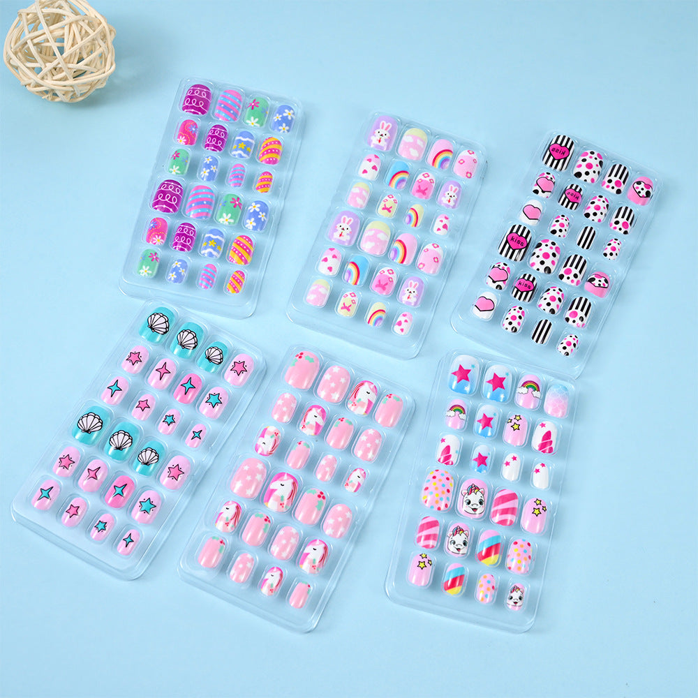 Themed Summer Beach Nail Art Press-On Nails Kalsten