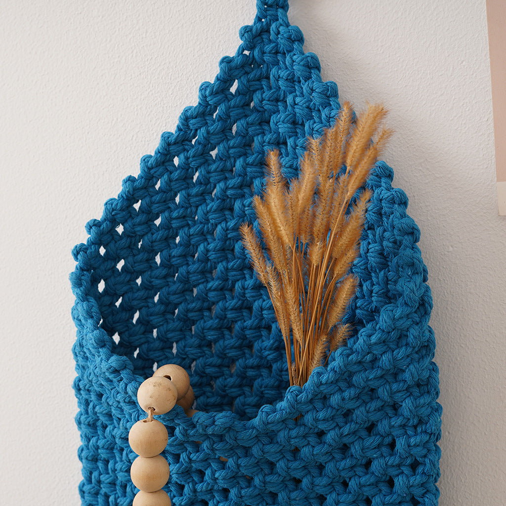 Decorative Macramé Wall Pocket Acalora