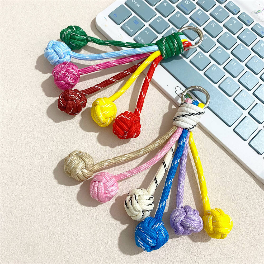 Colorful Knot Decor Keychain kalsten